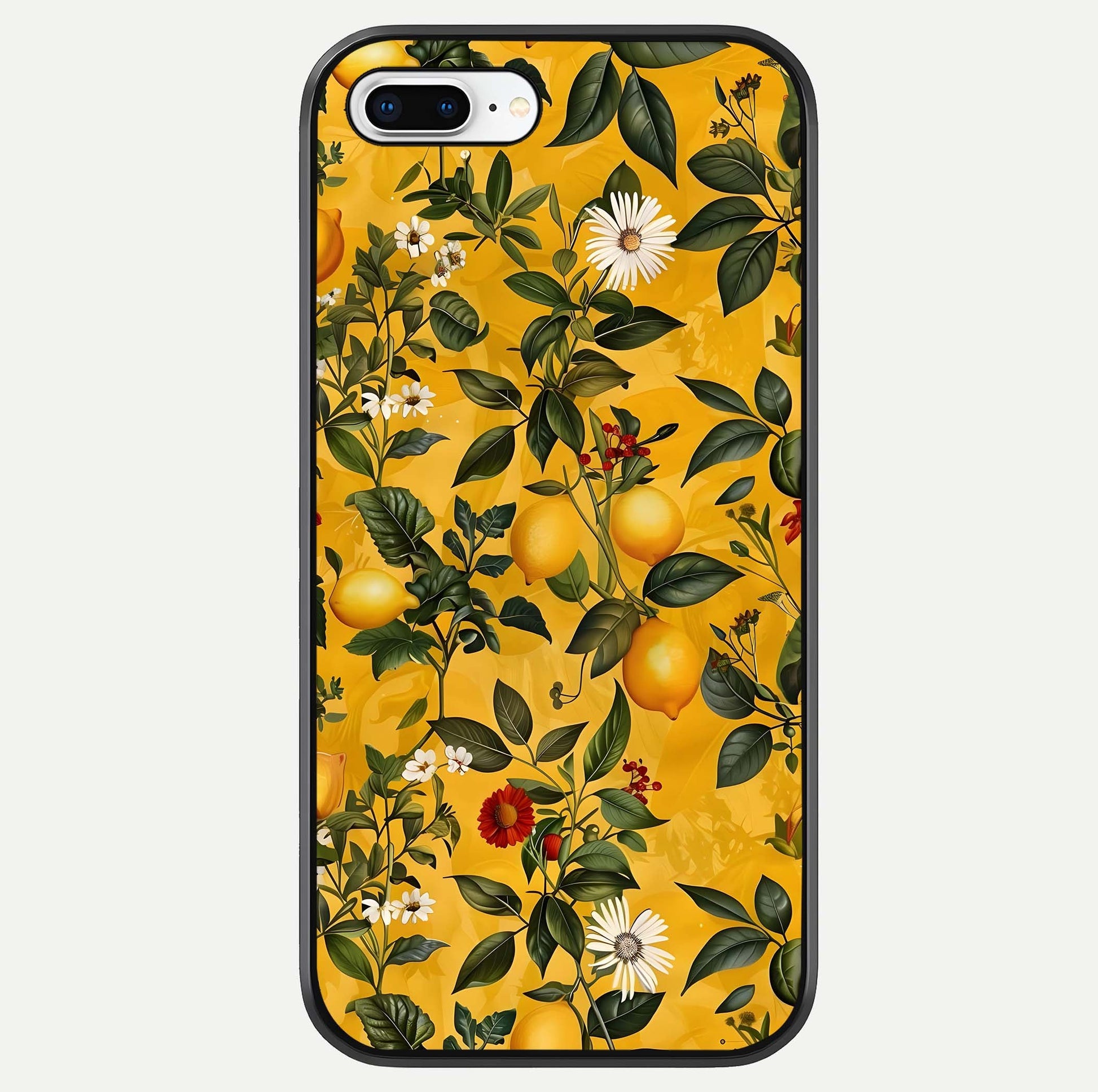Golden Lemon Field Glass Case For iPhone 8 Plus by Custom World