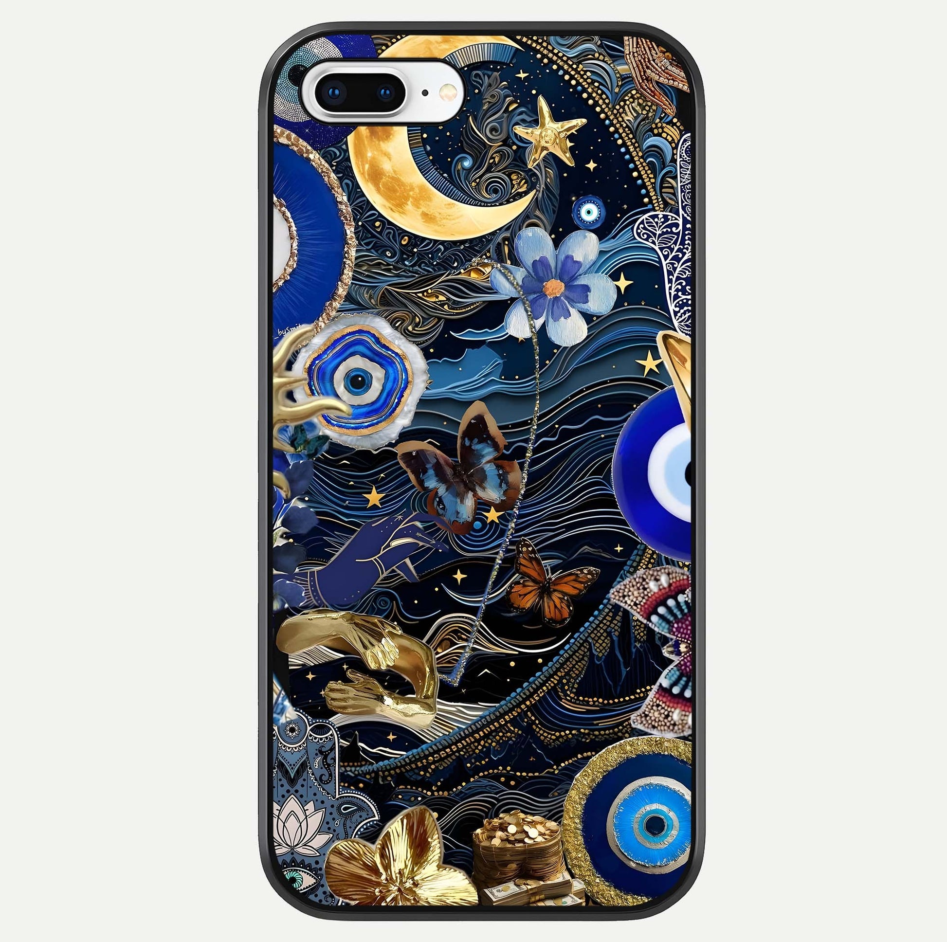 Golden Moon Magic Glass Case For iPhone 8 Plus by Custom World