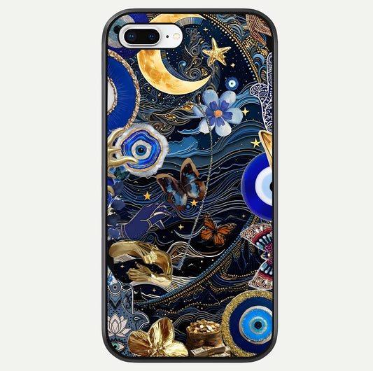 Golden Moon Magic Glass Case For iPhone 8 Plus by Custom World