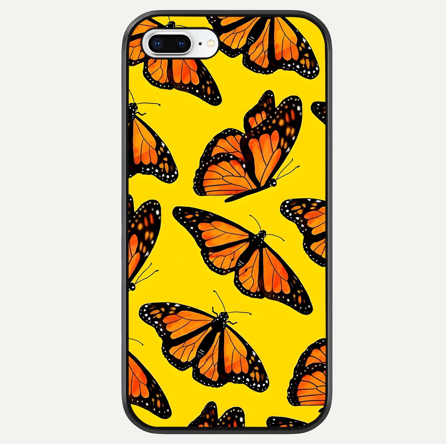 Golden Wing Flight Glass Case For iPhone 8 Plus by Custom World