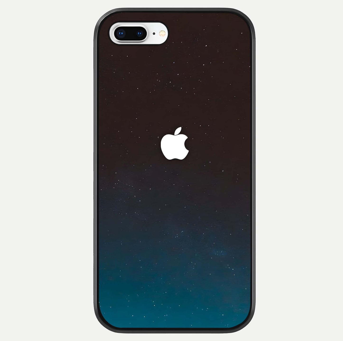 Green Emerald Apple Logo Glass Case For iPhone 8 Plus by Custom World