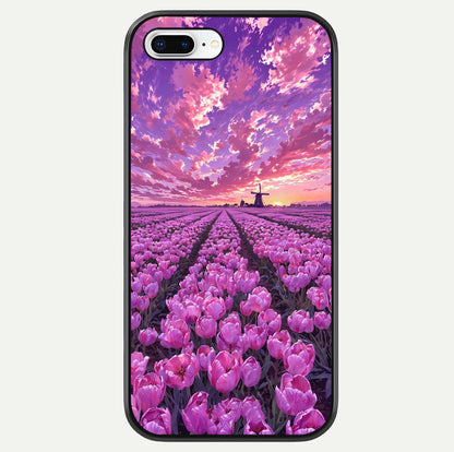 Lavender Dream Skies Glass Case For iPhone 8 Plus by Custom World