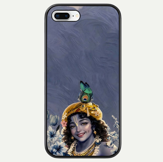 Lord Krishna Glass Case For iPhone 8 Plus by Custom World