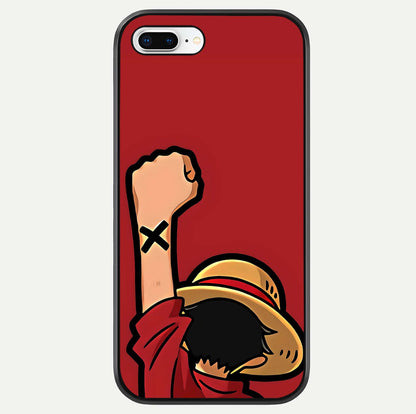 Luffy X Spirit Glass Case For iPhone 8 Plus by Custom World