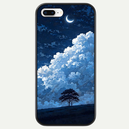 Midnight Sky Serenity Glass Case For iPhone 8 Plus by Custom World
