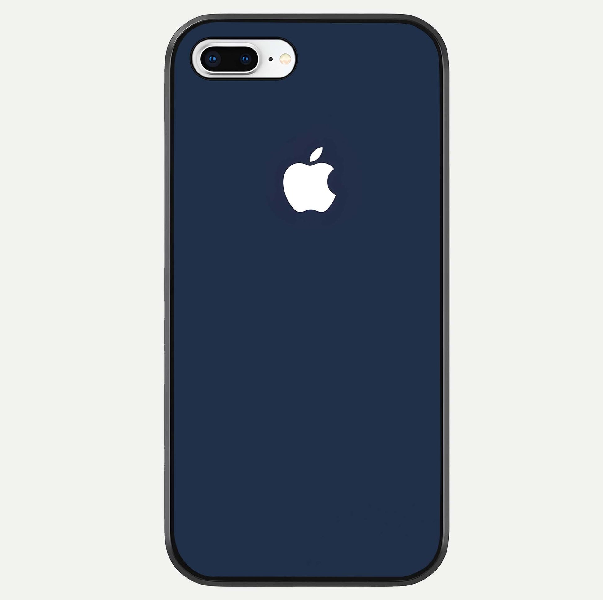 Minimal Apple Night Glass Case For iPhone 8 Plus by Custom World