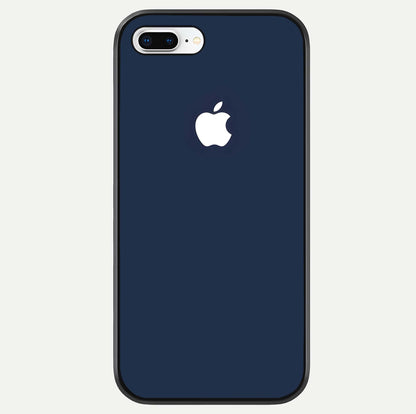 Minimal Apple Night Glass Case For iPhone 8 Plus by Custom World