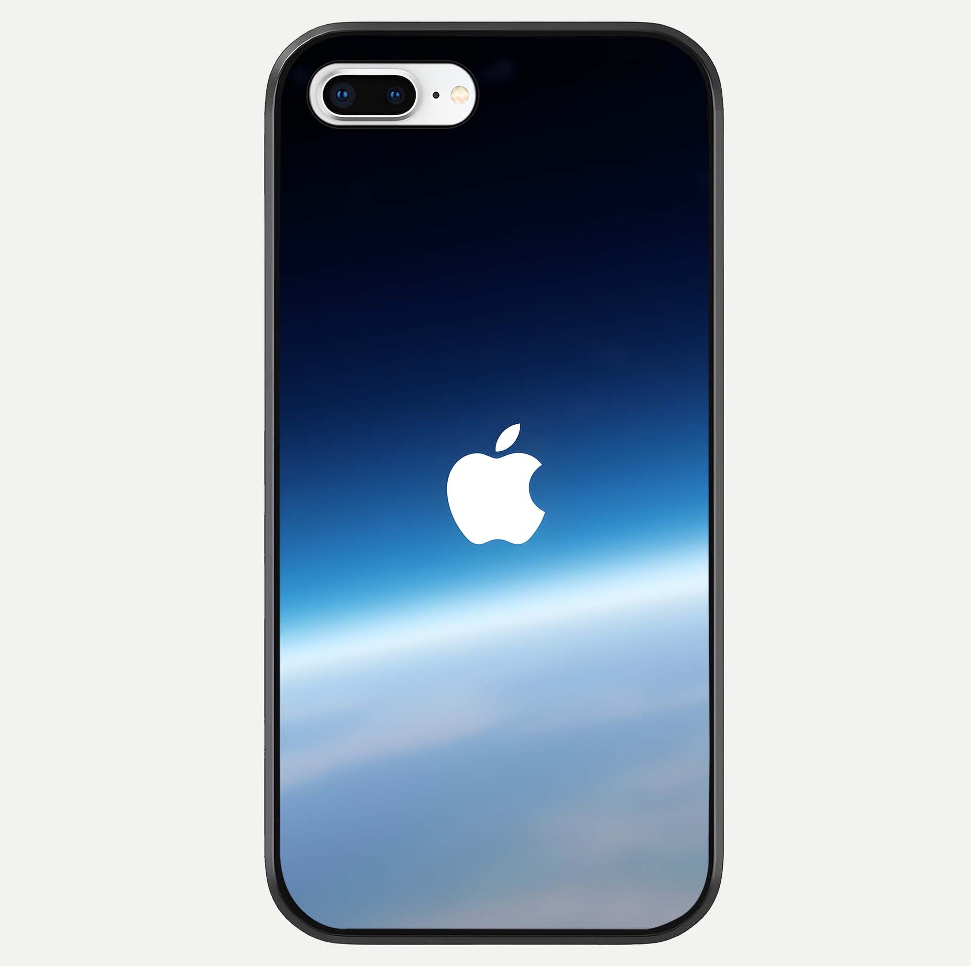 Minimal Apple Sky Glass Case For iPhone 8 Plus by Custom World