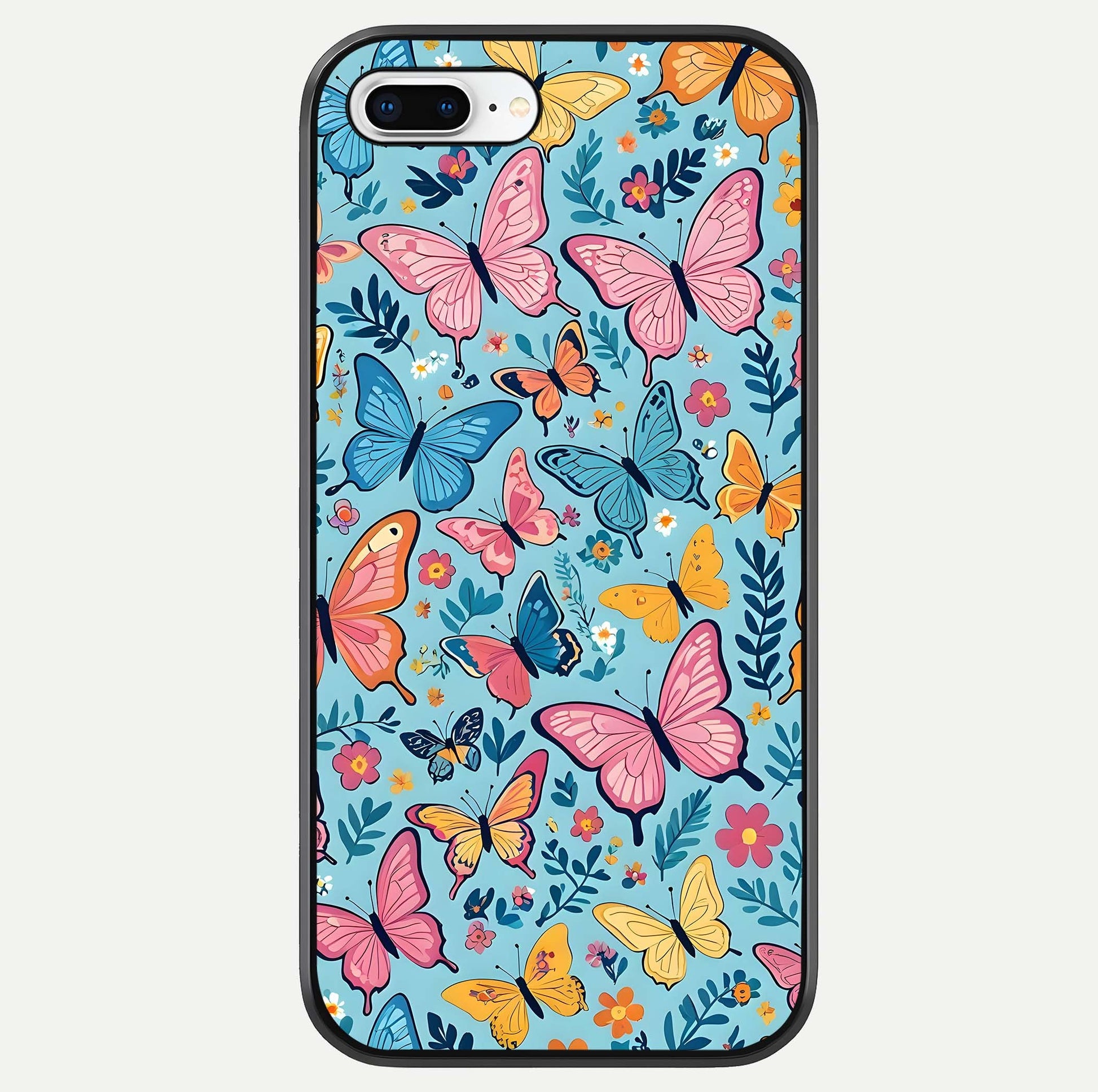 Spring Wing Garden Glass Case For iPhone 8 Plus by Custom World