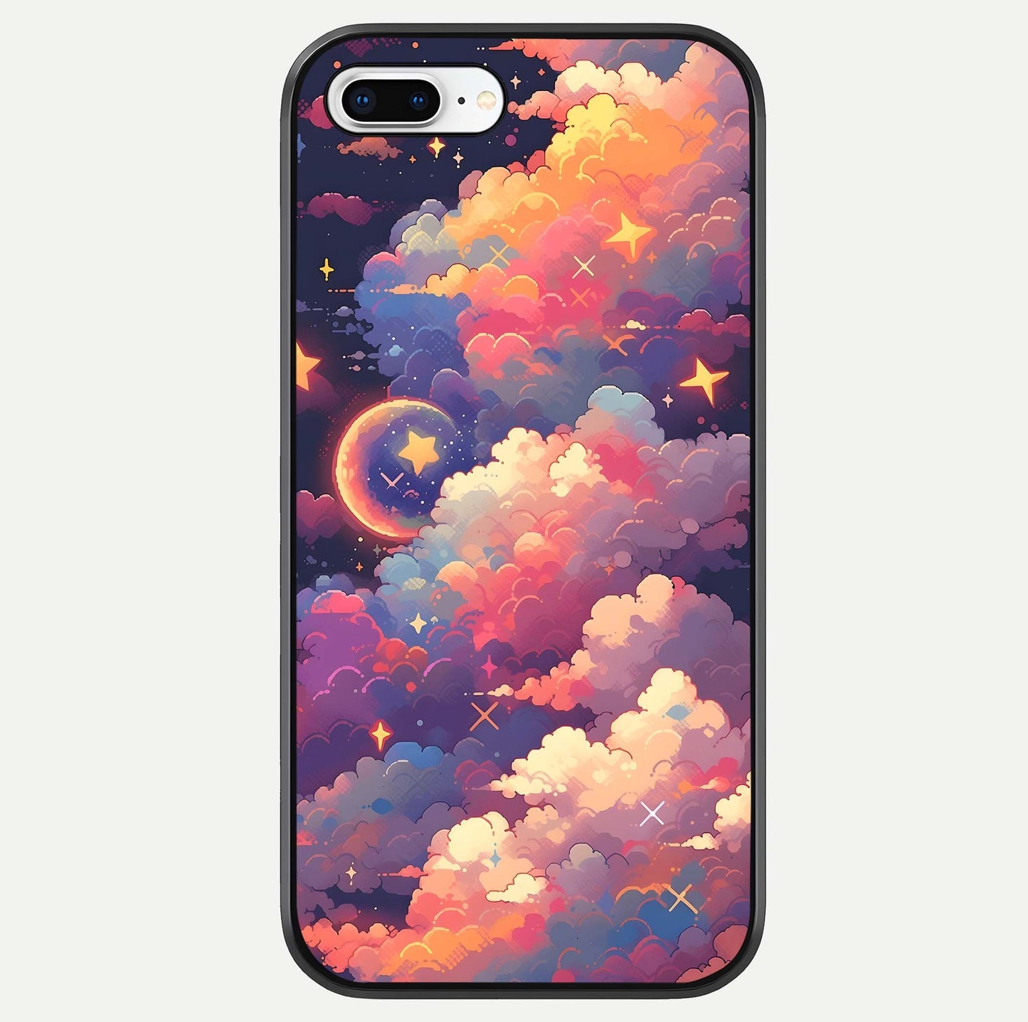 Starlit Dream Clouds Glass Case For iPhone 8 Plus by Custom World