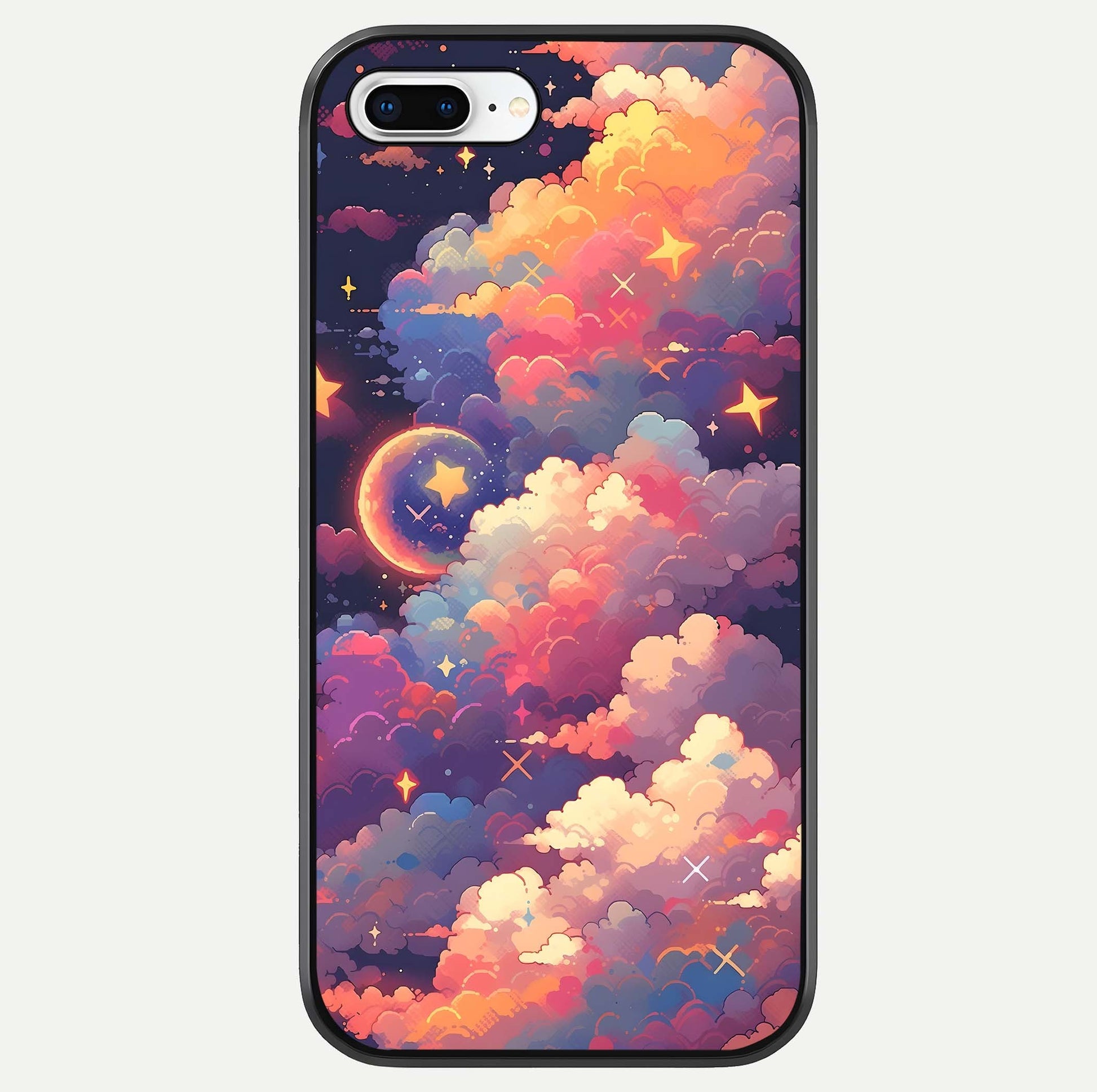 Starlit Dream Clouds Glass Case For iPhone 8 Plus by Custom World