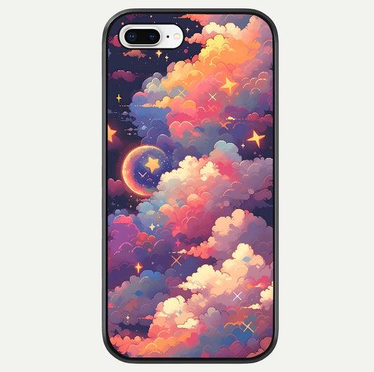 Starlit Dream Clouds Glass Case For iPhone 8 Plus by Custom World