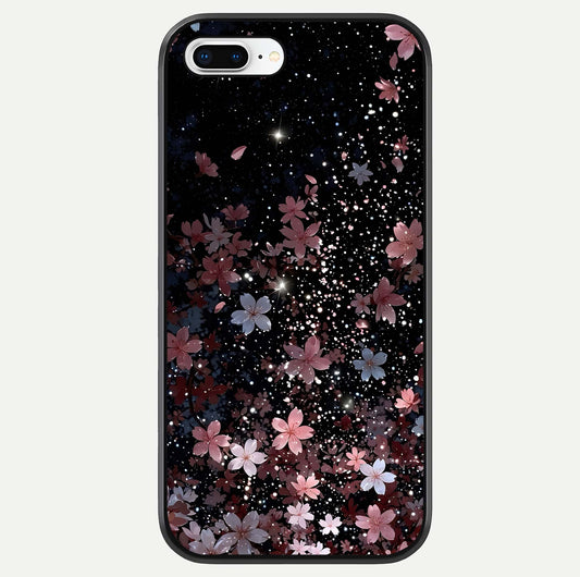 Starlit Flower Dreams Glass Case For iPhone 8 Plus by Custom World