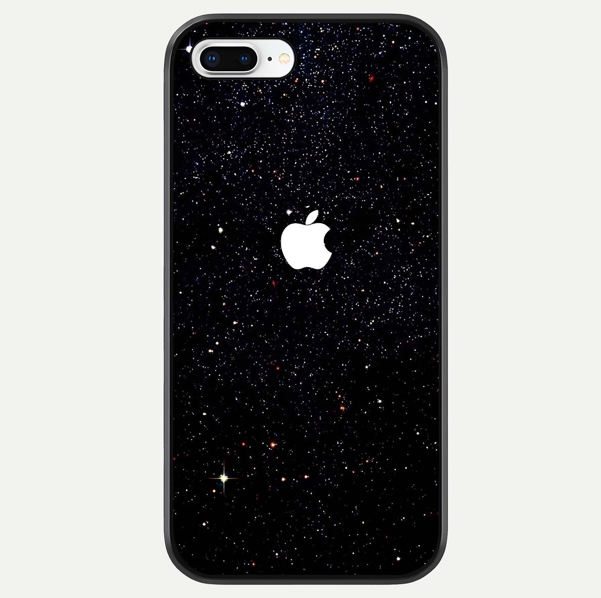 Starry Apple Galaxy Glass Case For iPhone 8 Plus by Custom World