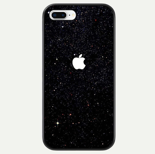 Starry Apple Galaxy Glass Case For iPhone 8 Plus by Custom World