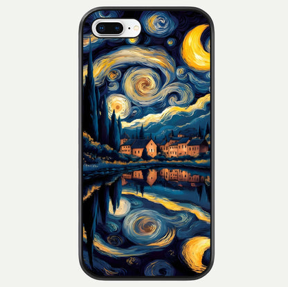 Starry Sky Serenity Glass Case For iPhone 8 Plus by Custom World