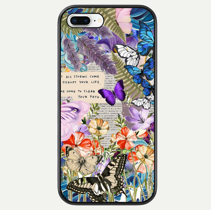 Storm Path Bloom Glass Case For iPhone 8 Plus by Custom World