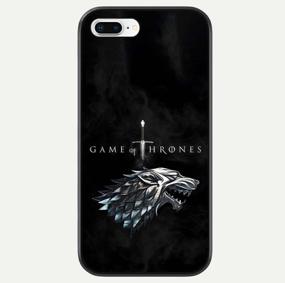 Throne Wolf Legacy Glass Case For iPhone 8 Plus by Custom World