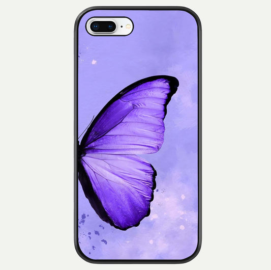 Violet Dream Wing Glass Case For iPhone 16 Pro by Custom World