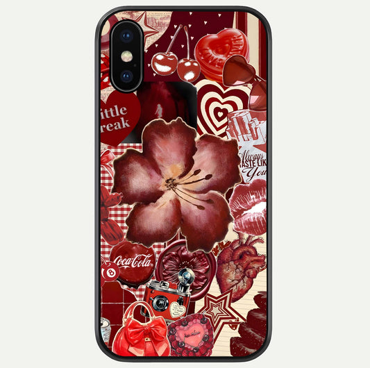 Aesthetic Little Freak Glass Case For iPhone 16 Pro by Custom World