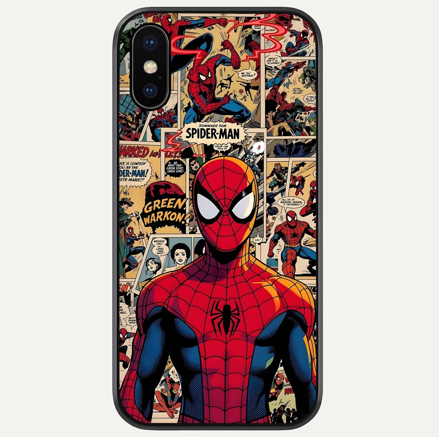 Aesthetic Spider Glass Case For iPhone 16 Pro by Custom World