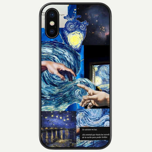 Aesthetic Vando Hands Glass Case For iPhone 16 Pro by Custom World