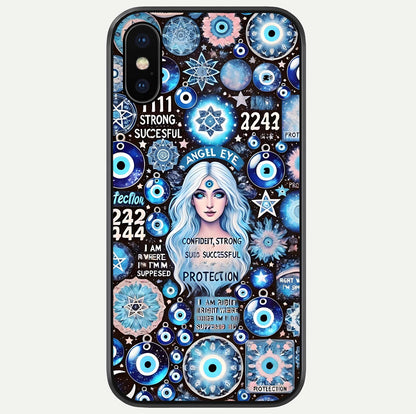 Angel Aura Shield Glass Case For iPhone X by Custom World