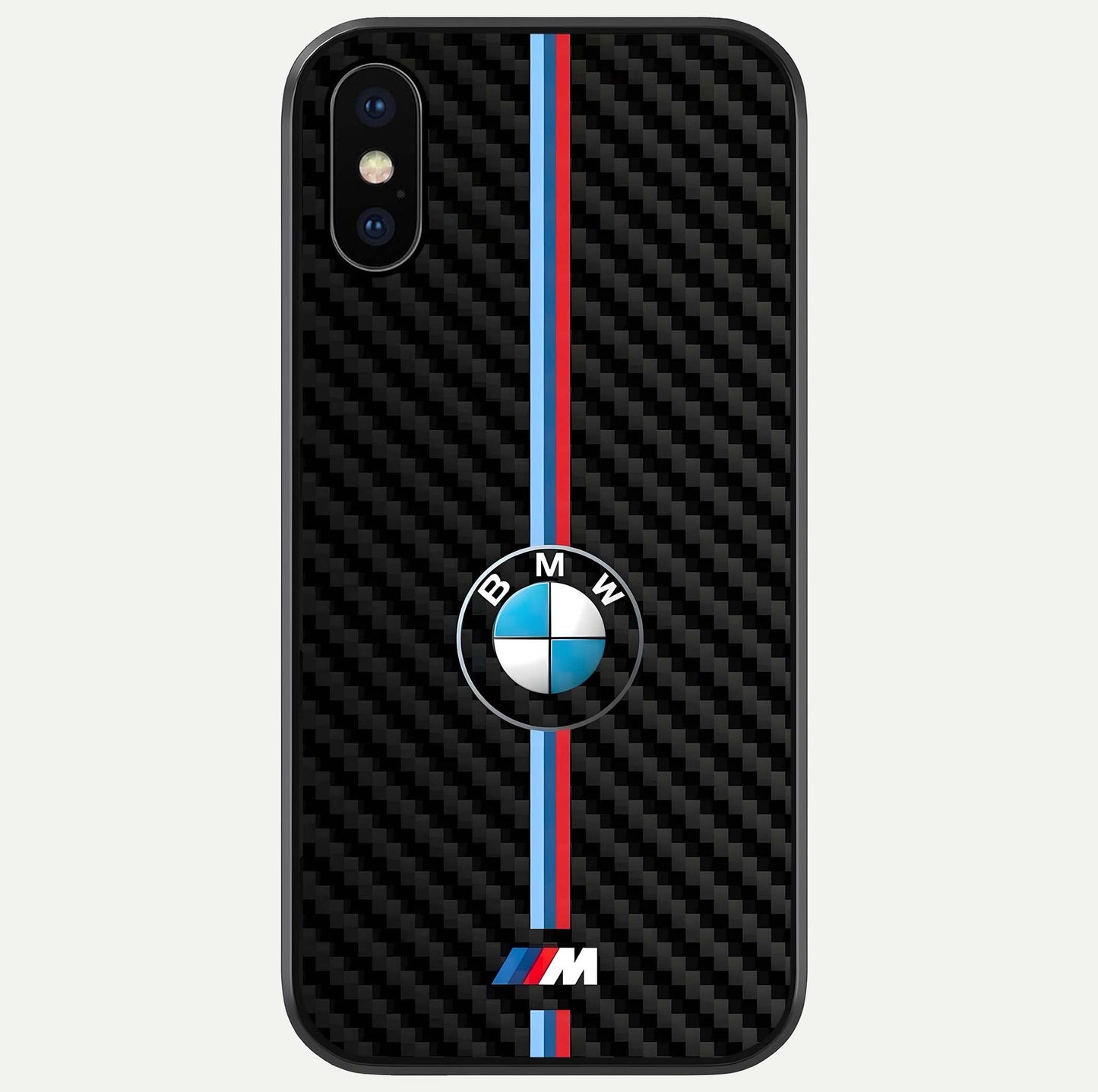 BMW Pattern Glass Case For iPhone X by Custom World