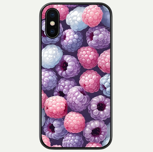 Berry Candy Pop Glass Case For iPhone X by Custom World