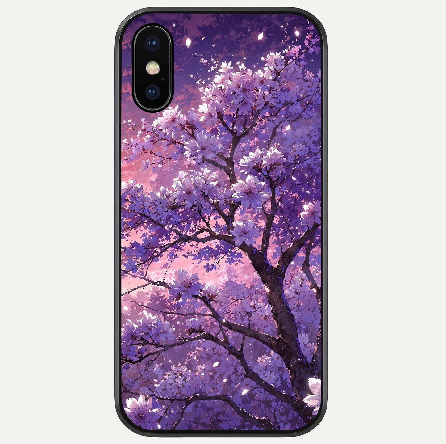 Blossom Tree Glass Case For iPhone X by Custom World