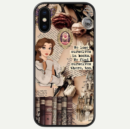 Bookish Dream World Glass Case For iPhone X by Custom World