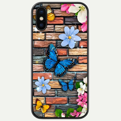 Brick Bloom Flight Glass Case For iPhone X by Custom World