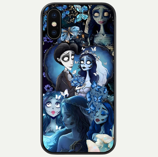 Butterfly Ghost Soul Glass Case For iPhone X by Custom World