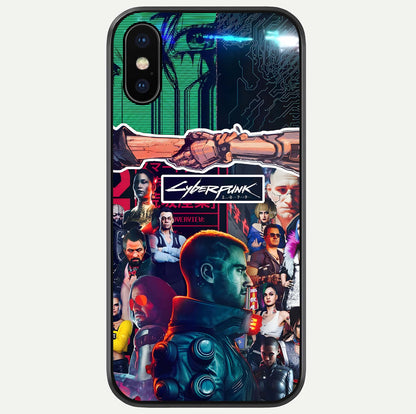 CYBERPUNK Legacy Glass Case For iPhone X by Custom World