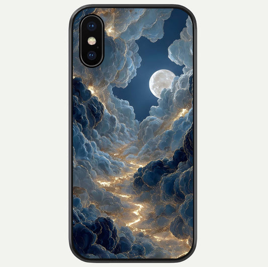 Celestial Cloud Road Glass Case For iPhone X by Custom World