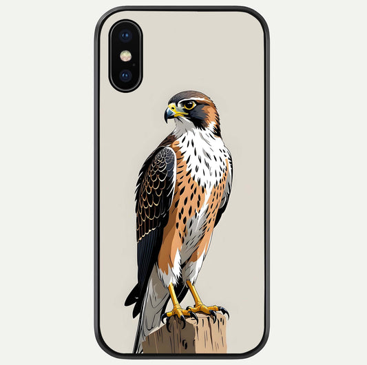 Clever Eagle Glass Case For iPhone X by Custom World
