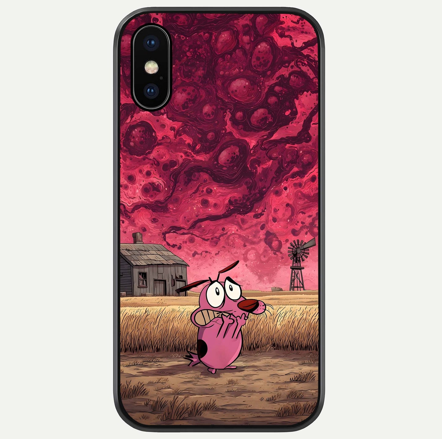 Courage Under Sky Glass Case For iPhone X by Custom World