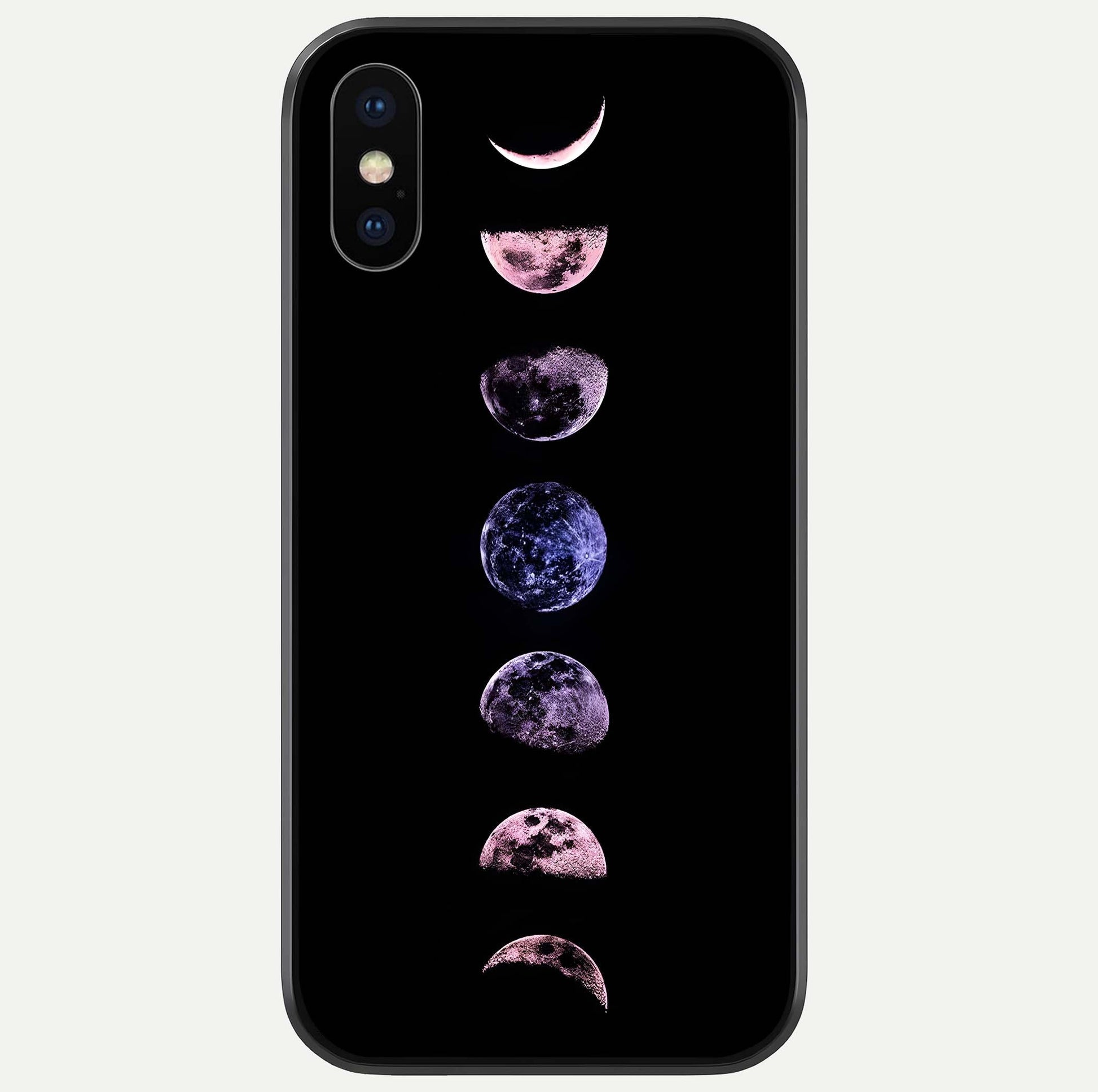 Crimson All Planets Glass Case For iPhone X by Custom World