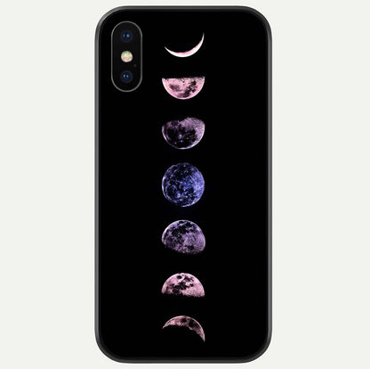 Crimson All Planets Glass Case For iPhone X by Custom World