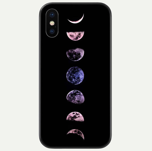 Crimson All Planets Glass Case For iPhone X by Custom World