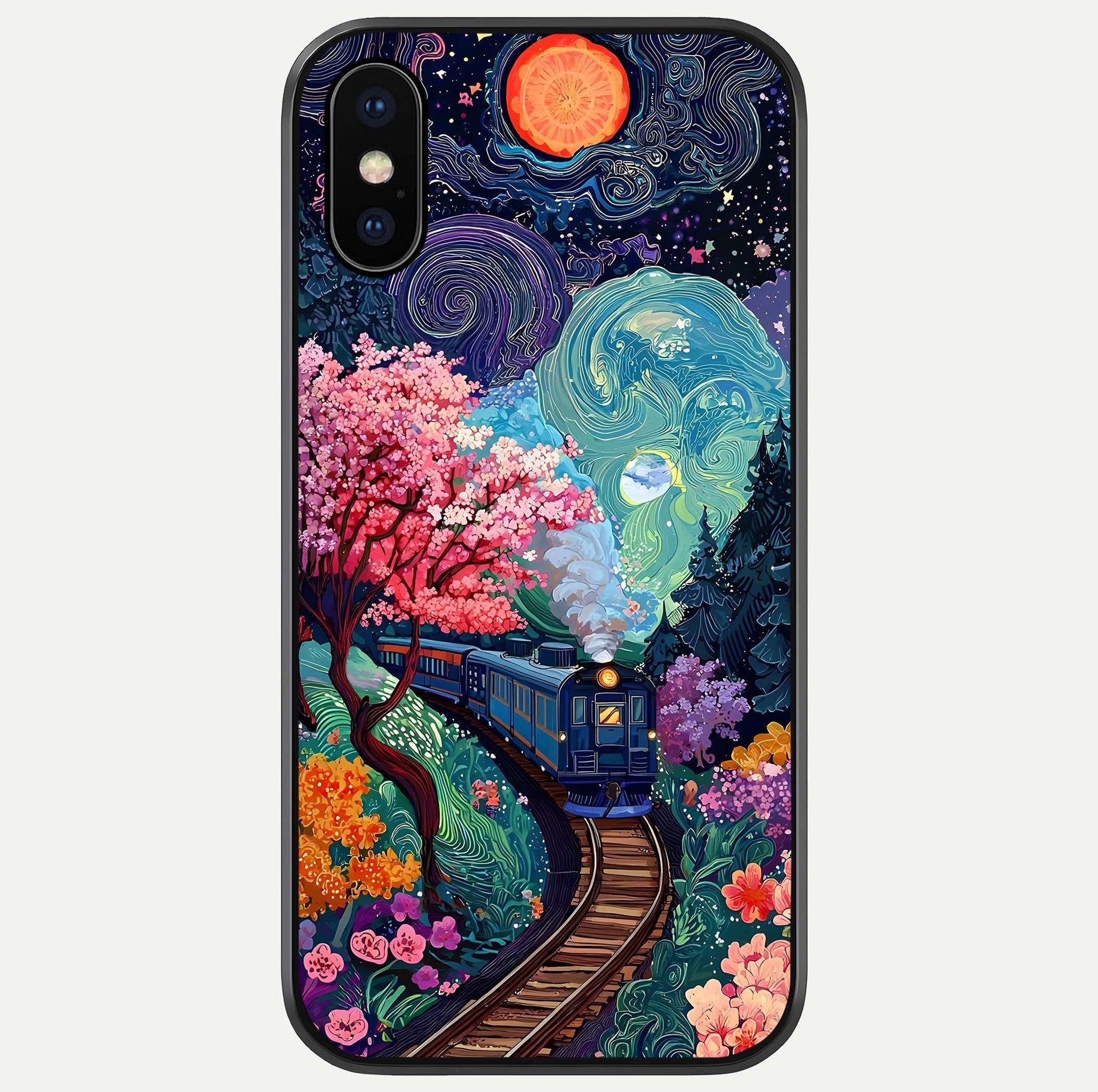 Digital Art Glass Case For iPhone X by Custom World
