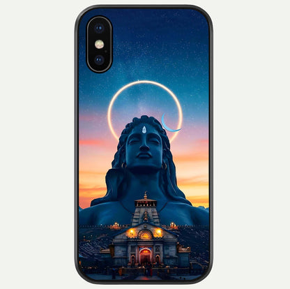 Eternal Shiva Aura Glass Case For iPhone X by Custom World