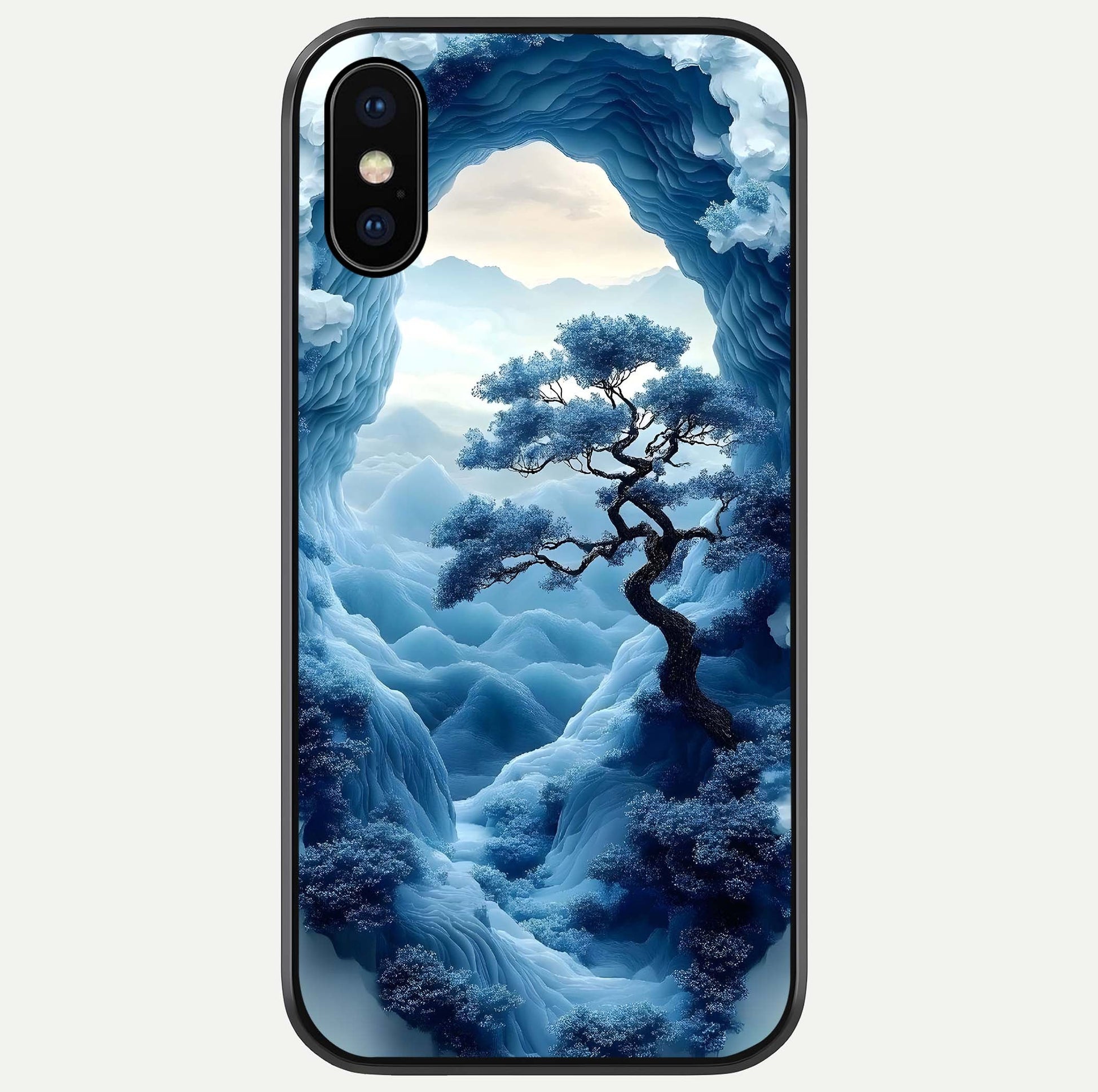 Frozen Serenity Gate Glass Case For iPhone X by Custom World
