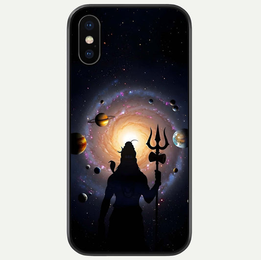Galactic Shiva Vision Glass Case For iPhone X by Custom World