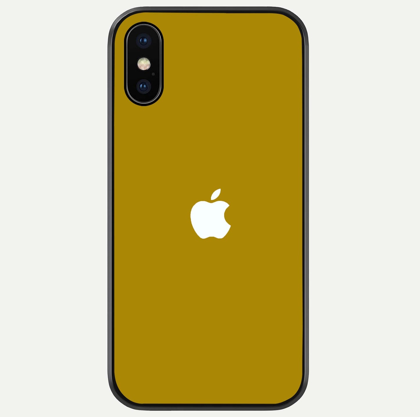 Golden Luxe Aura Glass Case For iPhone X by Custom World