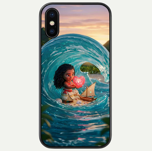 Heart of Ocean Glass Case For iPhone X by Custom World