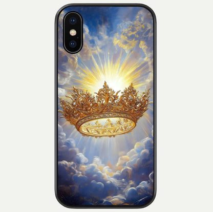 Heavenly Crown Light Glass Case For iPhone X by Custom World