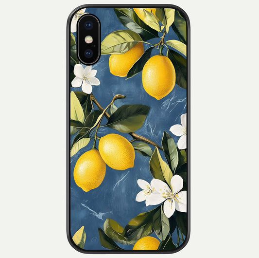 Lemon Dream Garden Glass Case For iPhone X by Custom World