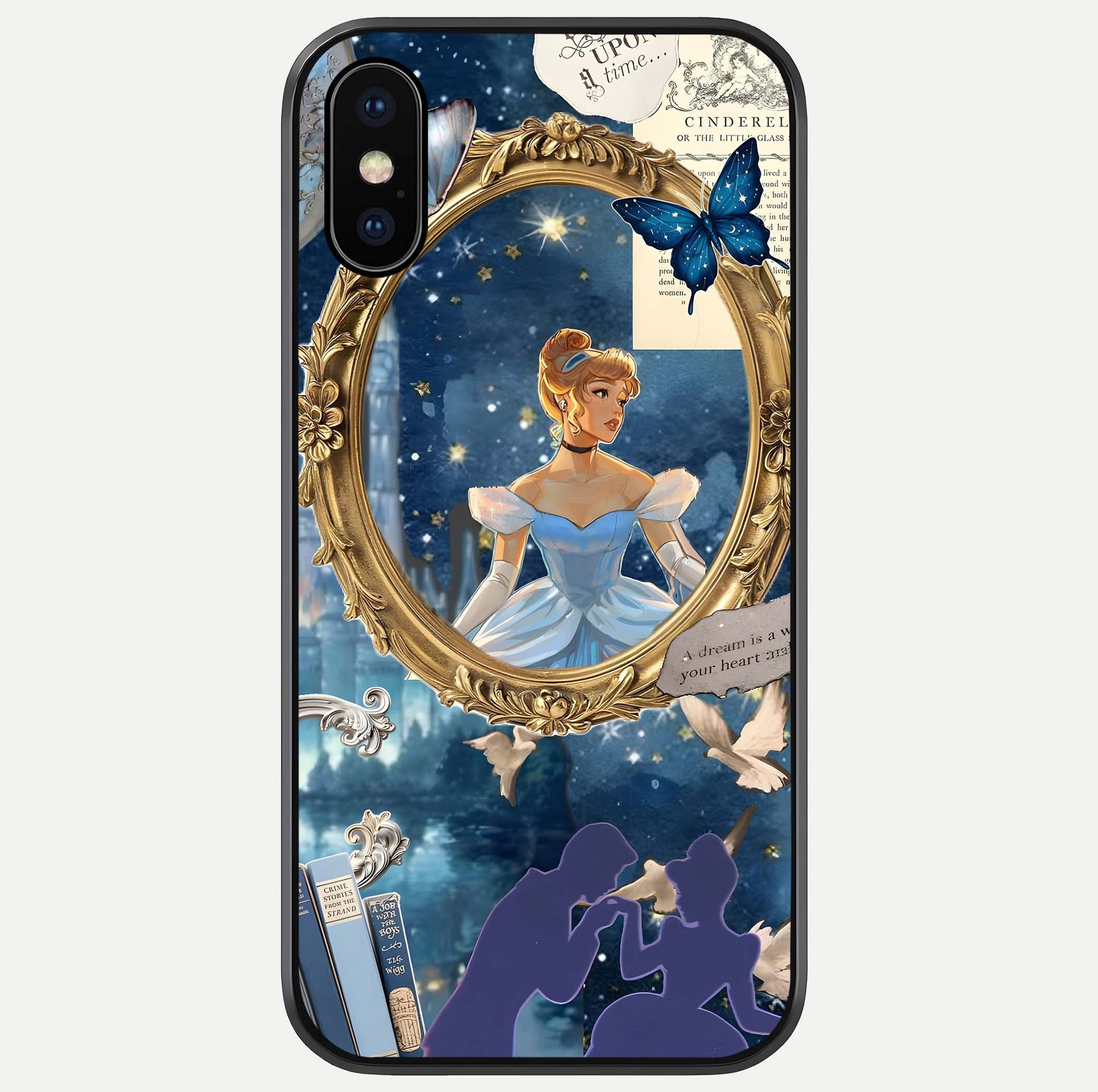 Midnight Queen Glass Case For iPhone X by Custom World