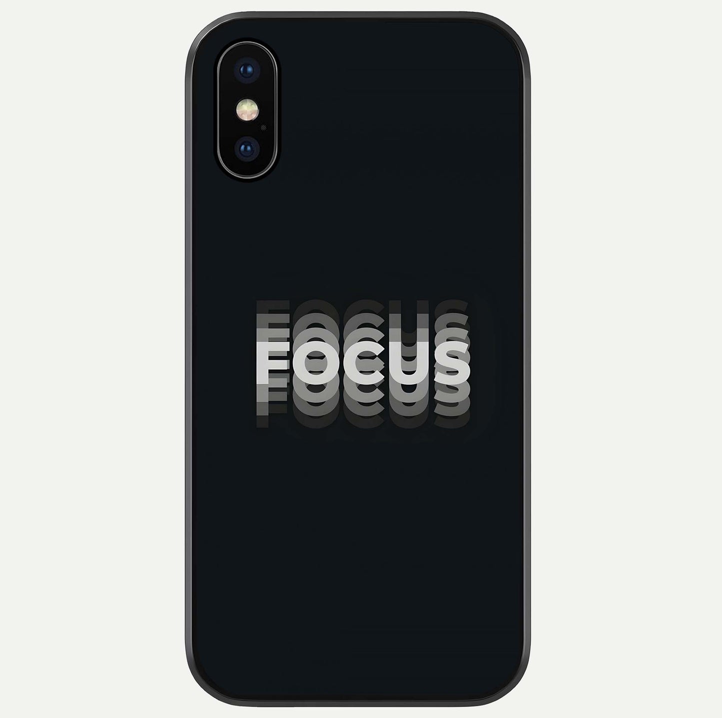 Mono Focus Vision Glass Case For iPhone X by Custom World